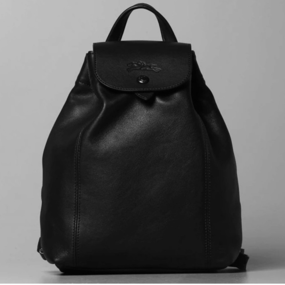 Le Pliage Longchamp Leather Backpack (XS)